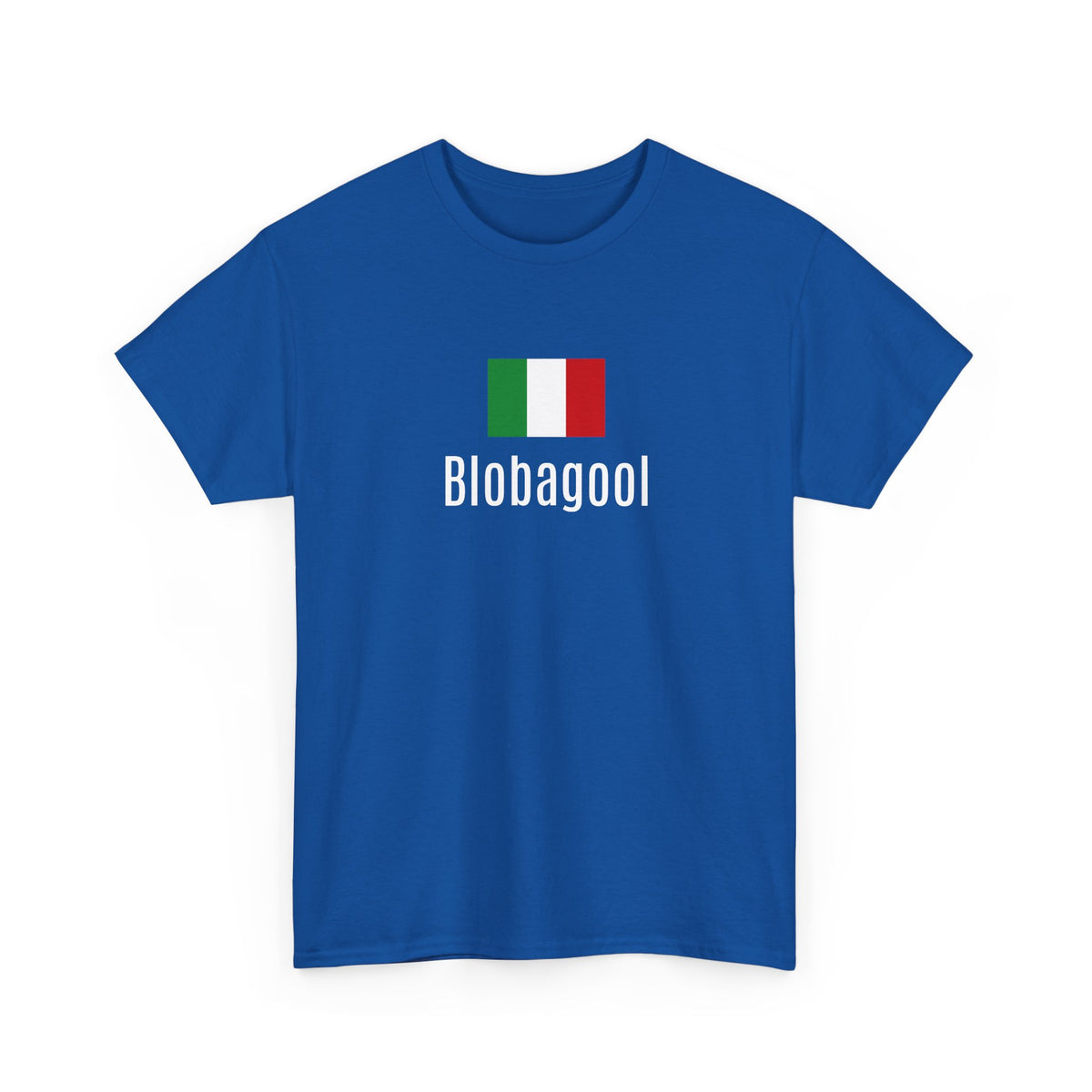 Blobagool Italian Flag Unisex Heavy Cotton Tee - Casual Wear