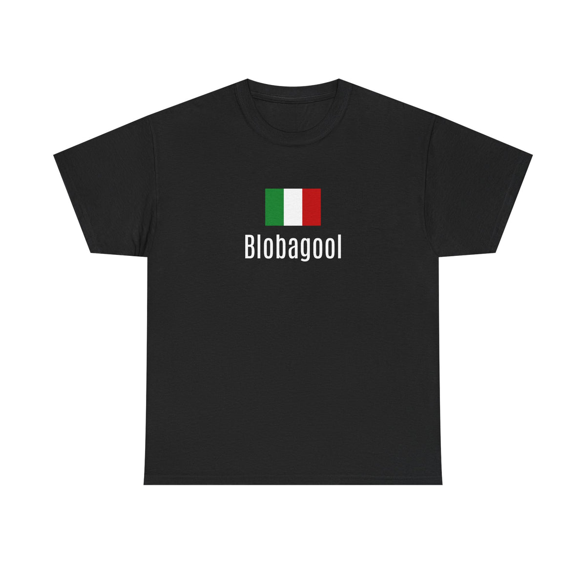 Blobagool Italian Flag Unisex Heavy Cotton Tee - Casual Wear