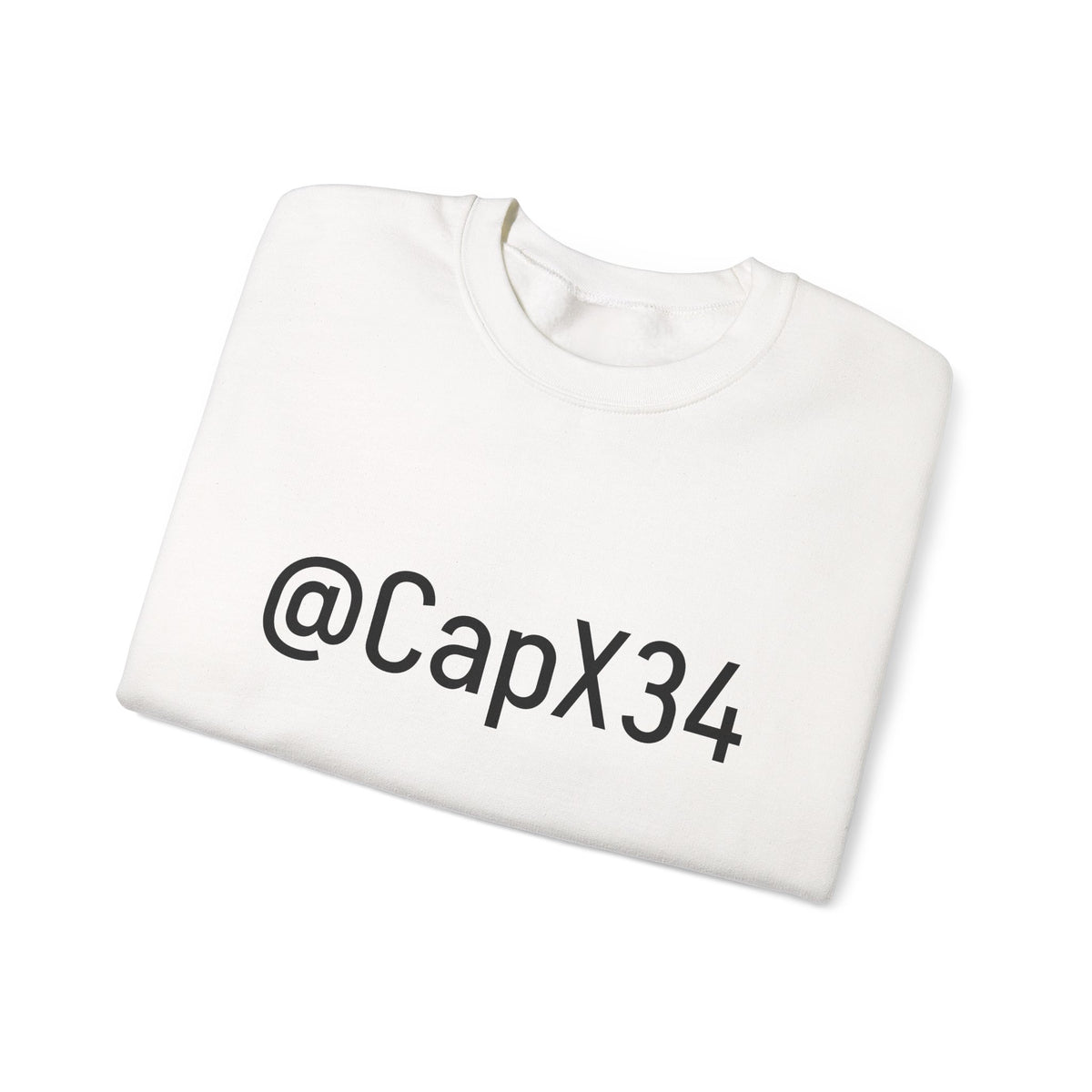Classic White Crewneck Sweatshirt