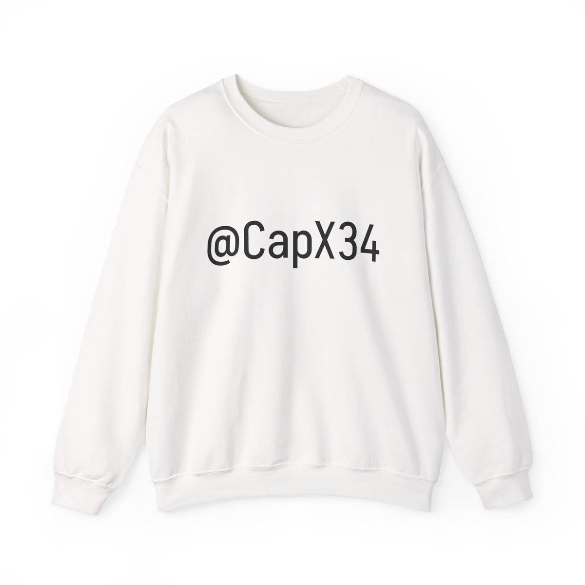Classic White Crewneck Sweatshirt