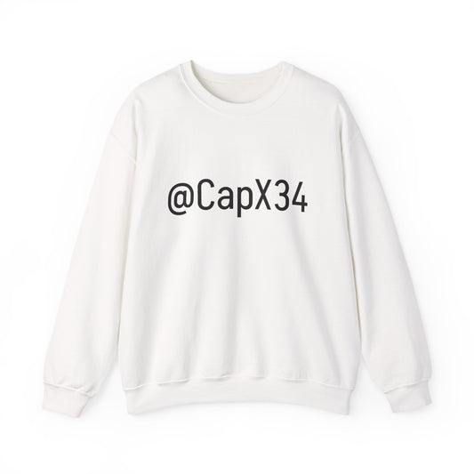 Classic White Crewneck Sweatshirt