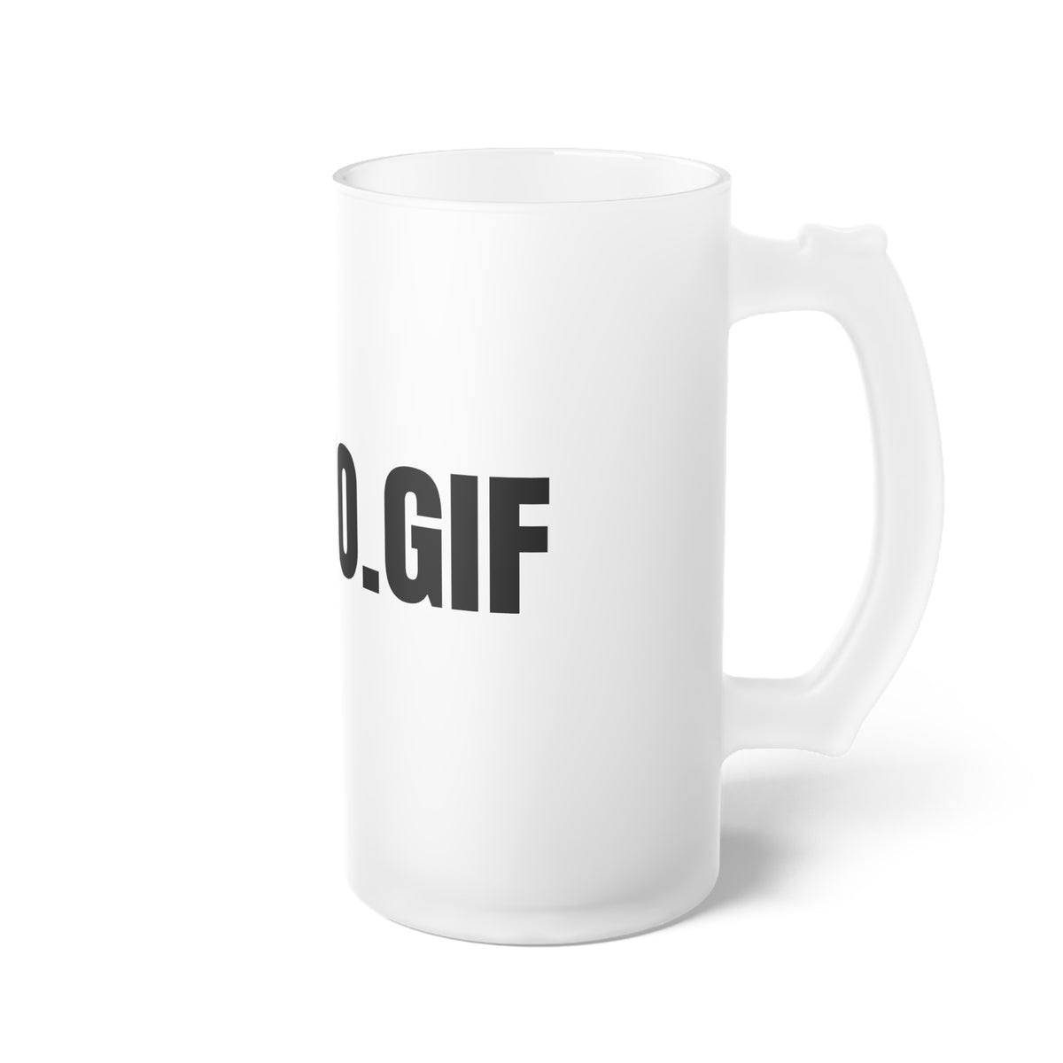 Frosted Glass Beer Mug