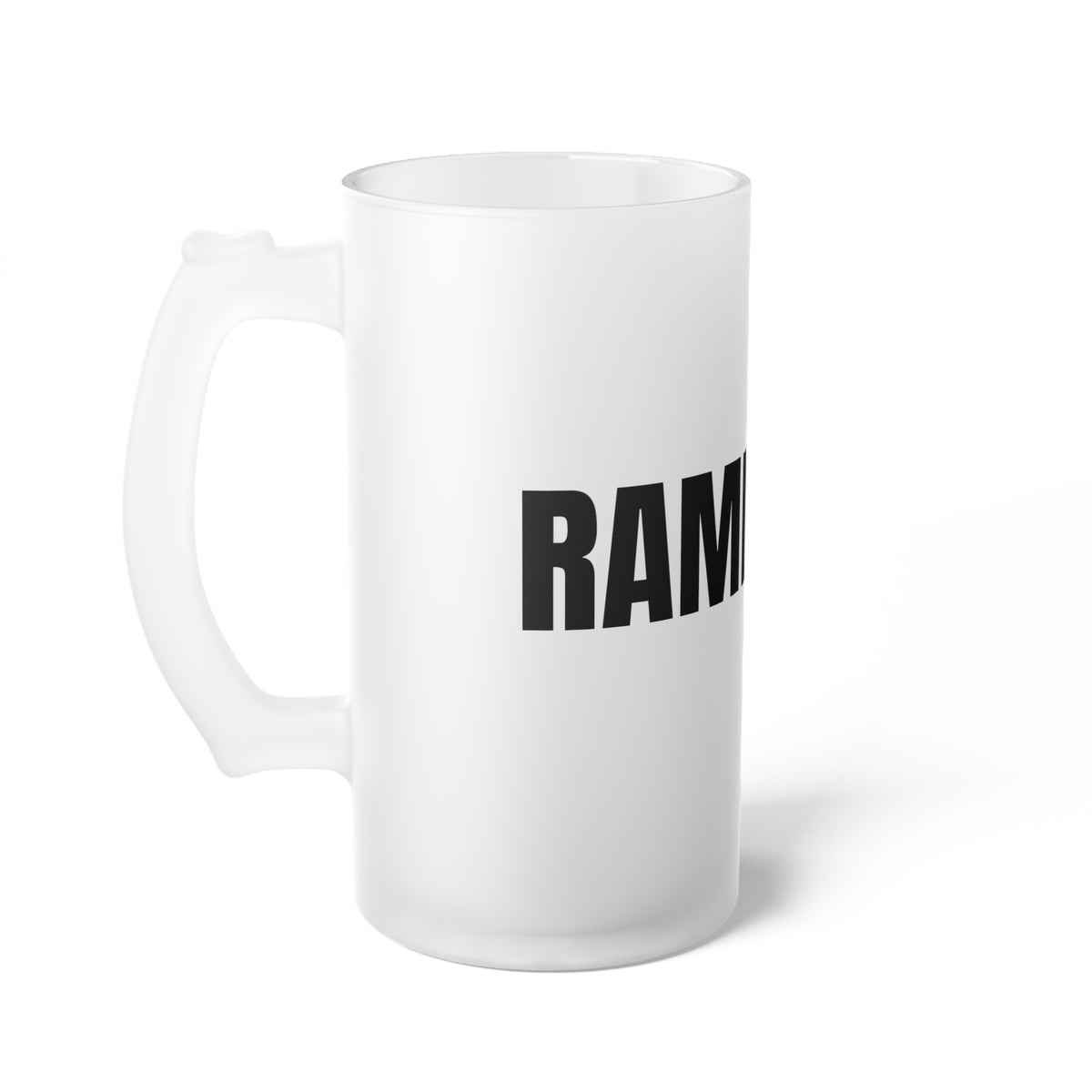 Frosted Glass Beer Mug