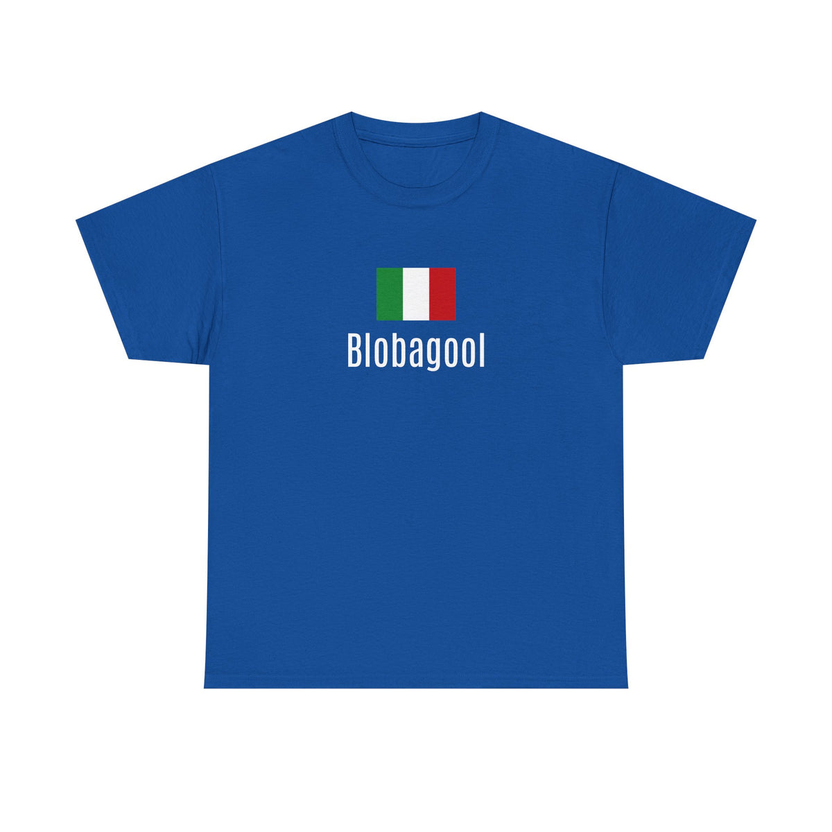 Blobagool Italian Flag Unisex Heavy Cotton Tee - Casual Wear