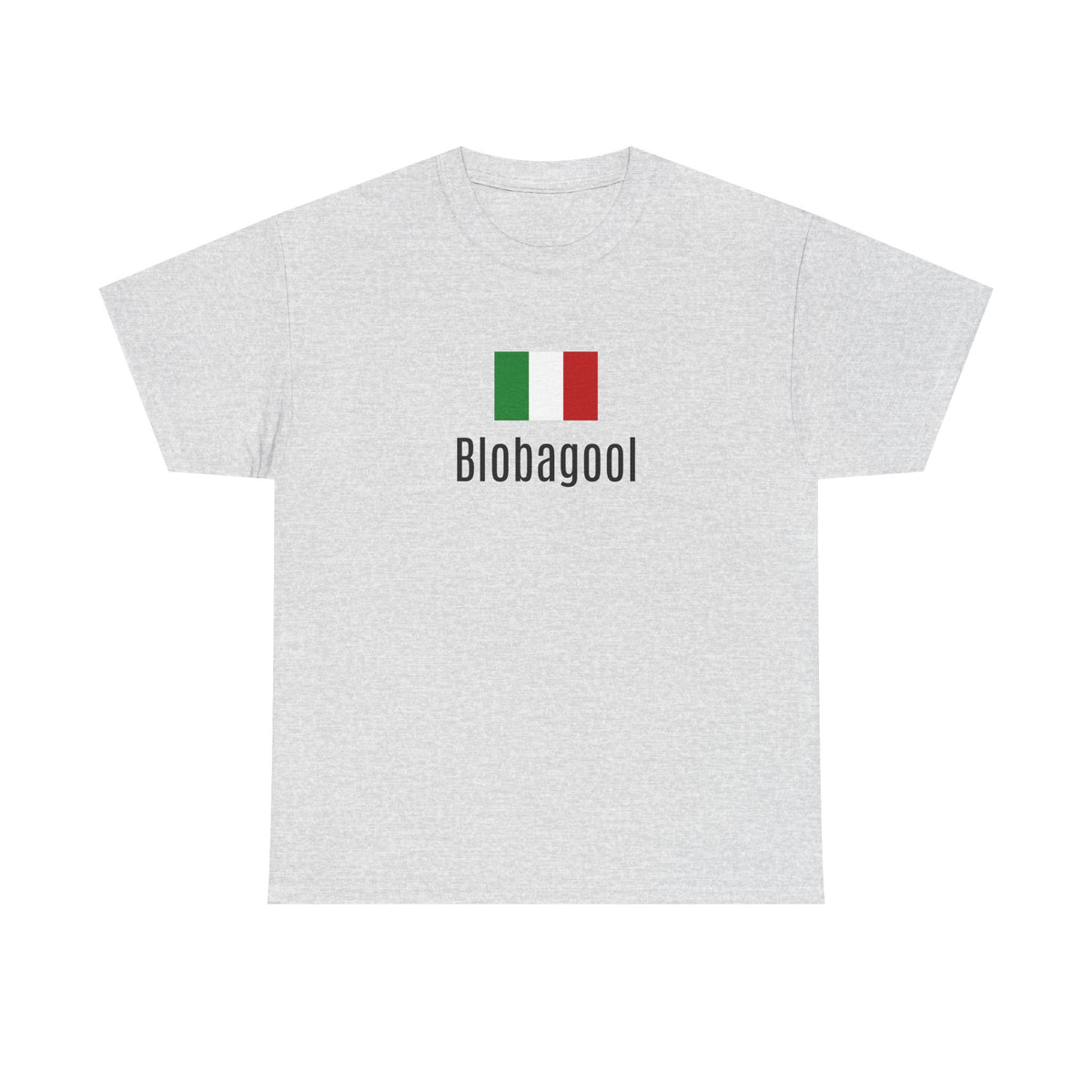 Blobagool Italian Flag Unisex Heavy Cotton Tee - Casual Wear
