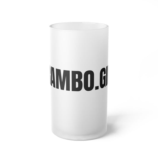 Frosted Glass Beer Mug