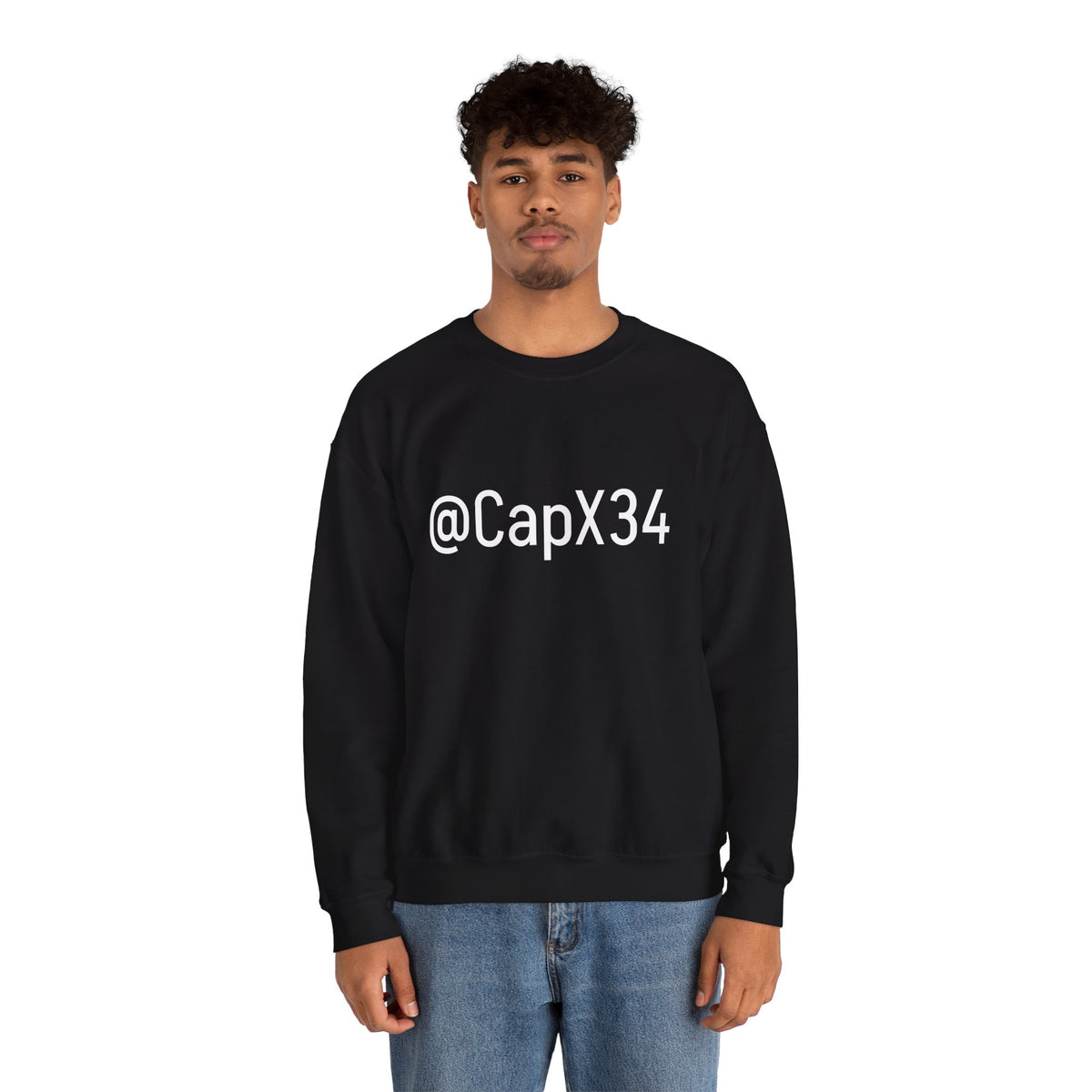 Classic White Crewneck Sweatshirt